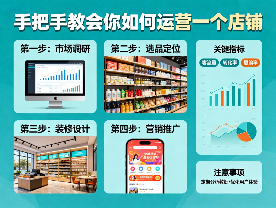 小红书电商小白逆袭指南：从0到1学会视频教程手把手教会你如何运营一个店铺